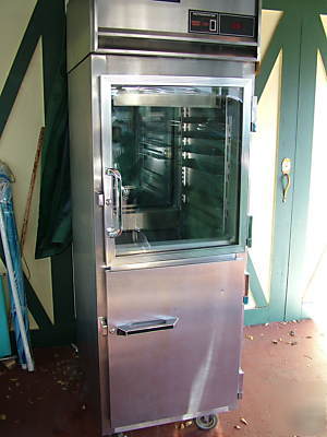 Victory commercial pass-thru refrigerator W4 half-doors