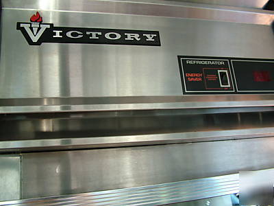 Victory commercial pass-thru refrigerator W4 half-doors