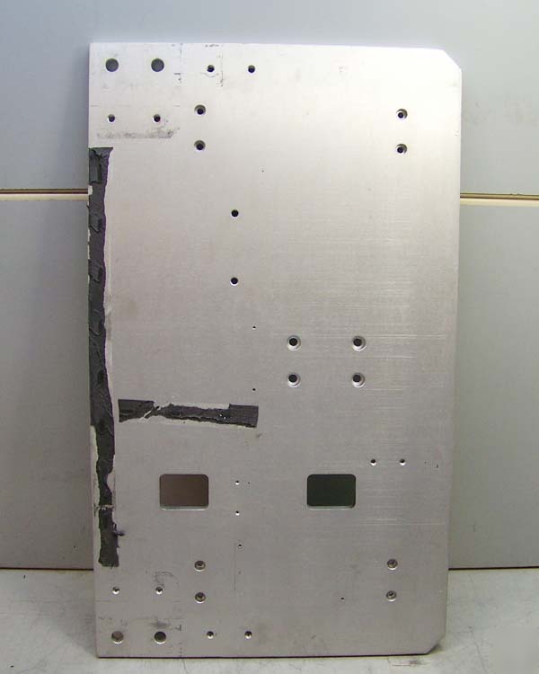 1 aluminum plate 24-3/4