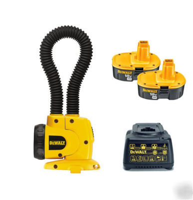 Dewalt 18V floodlight DW919,2 batteries &1 charger 240V