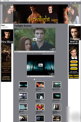 Established twilight movie website for sale 