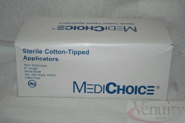 Medichoice WOD1004 cotton-tipped applicators cs/2000