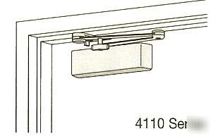 New lcn 4111 smoothee heavy duty thru bolt door closer 