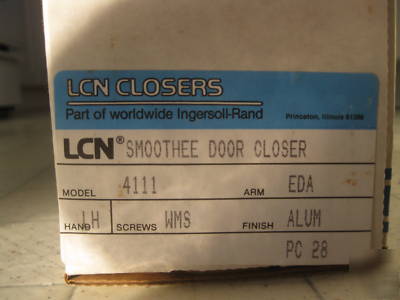 New lcn 4111 smoothee heavy duty thru bolt door closer 