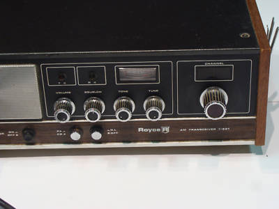 Royce 1-621 cb radio base station w/ microphone works 