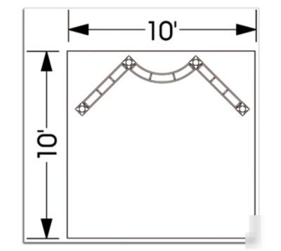 Trade show booth truss style 