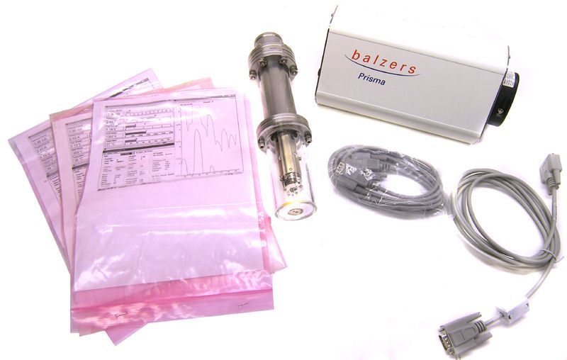 Balzers prisma qme 200 qma sensor residual gas analyzer