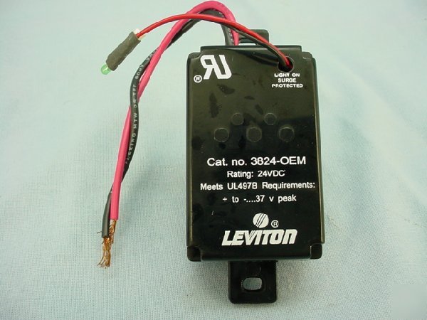 Leviton equipment surge protector suppressor 24VDC