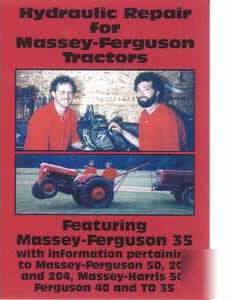 Massey ferguson tractor MF35 40 50 hydraulic rep dvd
