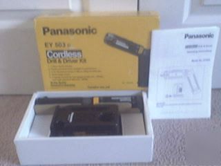 Panasonic EY503B cordless 2.4V screw driver kit. best 