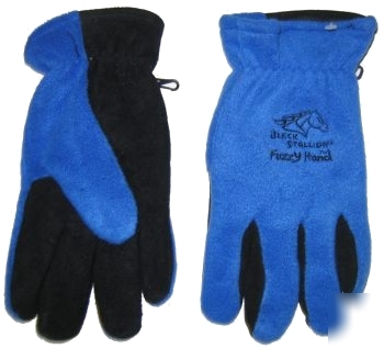 Polar fleece winter gloves large #8326