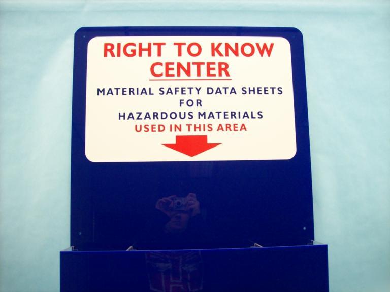 Prinzing right to know msds rtk center complete 94374