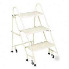 Cramer steel folding 3STEP ladder with retracting cast