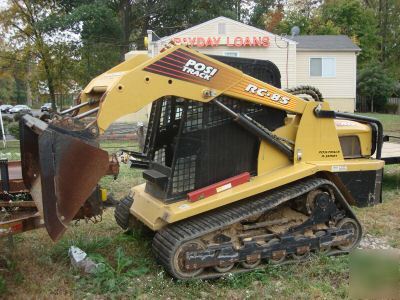 Demo asv rc-85 rubber tracked skidsteer w/ hd bucket