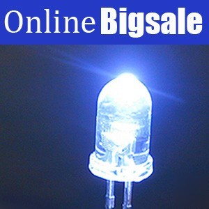 2000 pc 3MM round white led superbright bulb lamp light