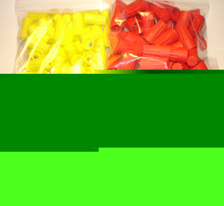 300 pcs assorted wire nuts connectors - all sizes 22-10