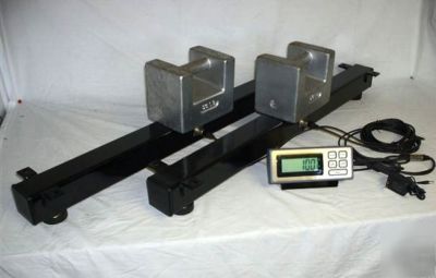 5000LBX1LB portable 4-h weighbar animal floor scale 