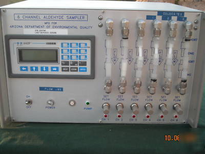 6 channel aldehyde sampler with siemens simatic cpu