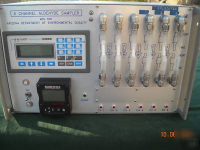 6 channel aldehyde sampler with siemens simatic cpu