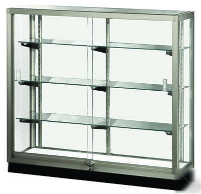 Display case 4FT full vision front opening showcase