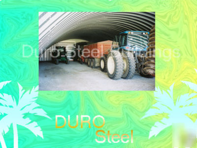 Duro steel barn 52X80X18 metal machine shed buildings