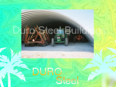 Duro steel barn 52X80X18 metal machine shed buildings