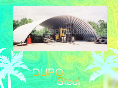 Duro steel barn 52X80X18 metal machine shed buildings