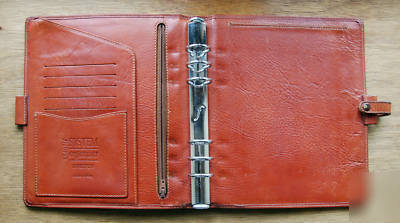 Filofax A5 'director' leather vintage