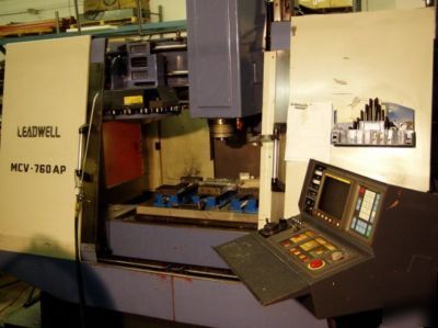 Leadwell MCV760AP 1994 vmc cnc mill 30