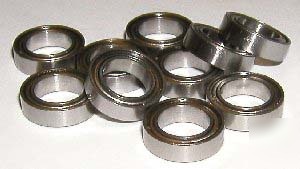 Lot 10 radial bearings 6X12 stainless 6X12X4 shielded