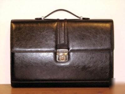 New brown leather -1111 (laptop, folder)