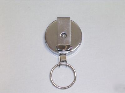 Retractable (large) key reel holder (steel wire cord)