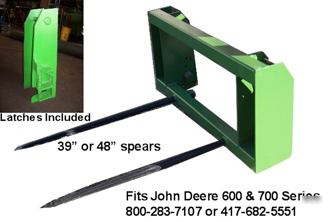 Fits john deere 600 & 700 series hay fork 2 48