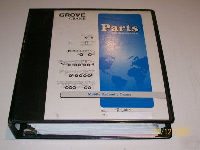 Grove RT528C crane parts manual lmi cummins 6BT5.9 1992