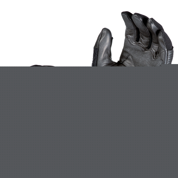 Hatch reactor hard knuckle glove, black, xl