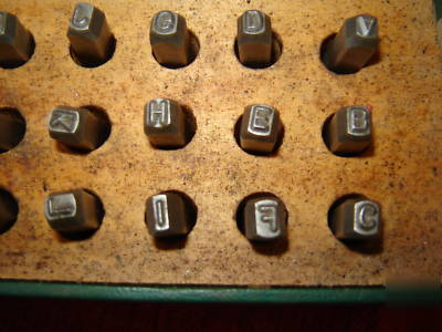 Greenfield steel stamp set a-z usa