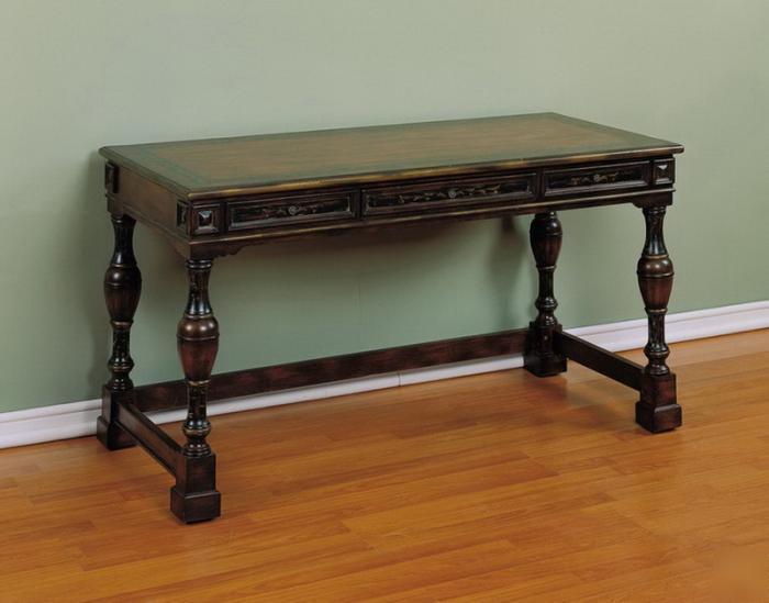 Powell 388-238 - masterpiece brown traditional desk