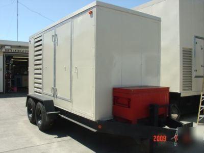 225KW detroit portable diesel generator