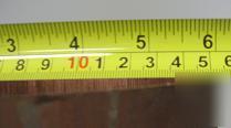 Copper pipe - 6 inch diameter x 22.5 inches 