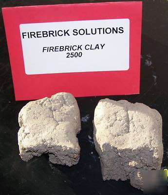 Firebrick refractory clay 2500 - 25# bag