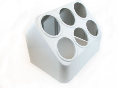 Silvatainer bins - 6-hole plastic flatware