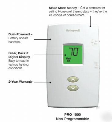Honeywell TH1110D1000 focus-pro 1000 digital thermostat