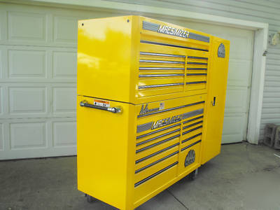 Mac macsimizer ii base top side yellow black tool box