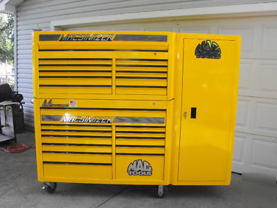 Mac macsimizer ii base top side yellow black tool box