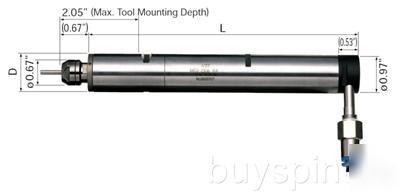 Nsk nakanishi 90Â° air motor spindle mssh-2524RA 1.0