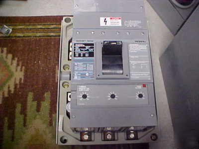 Siemens sentron breaker w/trip HPXD63B160 1600A e-89