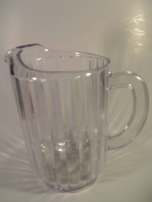 60 ounce hard plastic beer / water pitcher