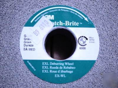 New 3M scotch-brite exl deburring wheel 6