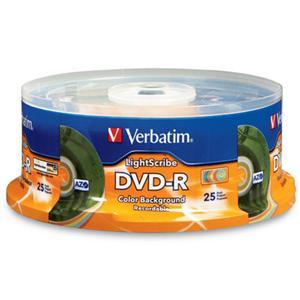 Verbatim lightscribe 16X dvd-r media