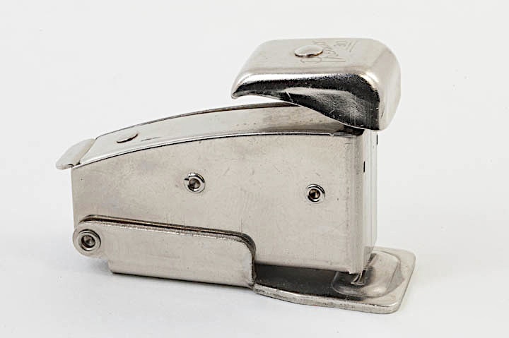 Vintage miniature deco style metal presto 30 stapler